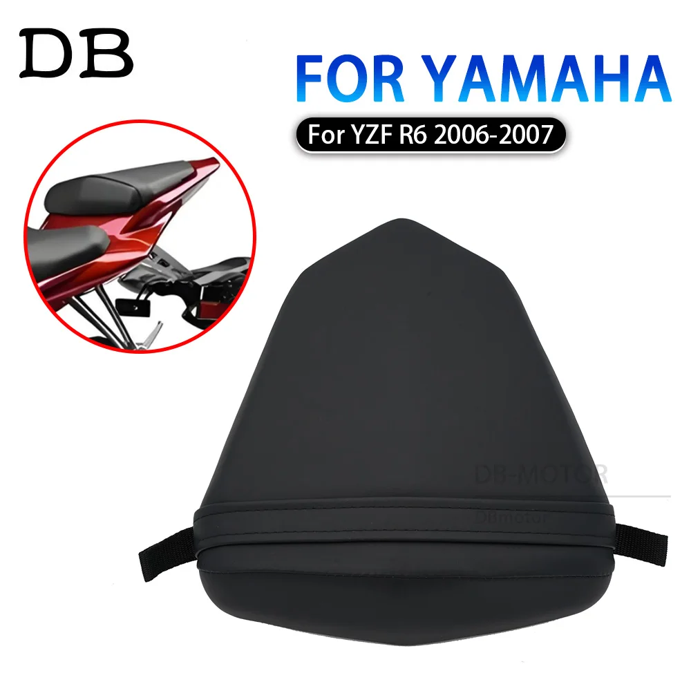 

Motorcycle Accessories For Yamaha YZF-R6 YZF R6 2006 2007 Black Passenger Seat Cushion Motorcycle Rear Pillion Seat Cushion