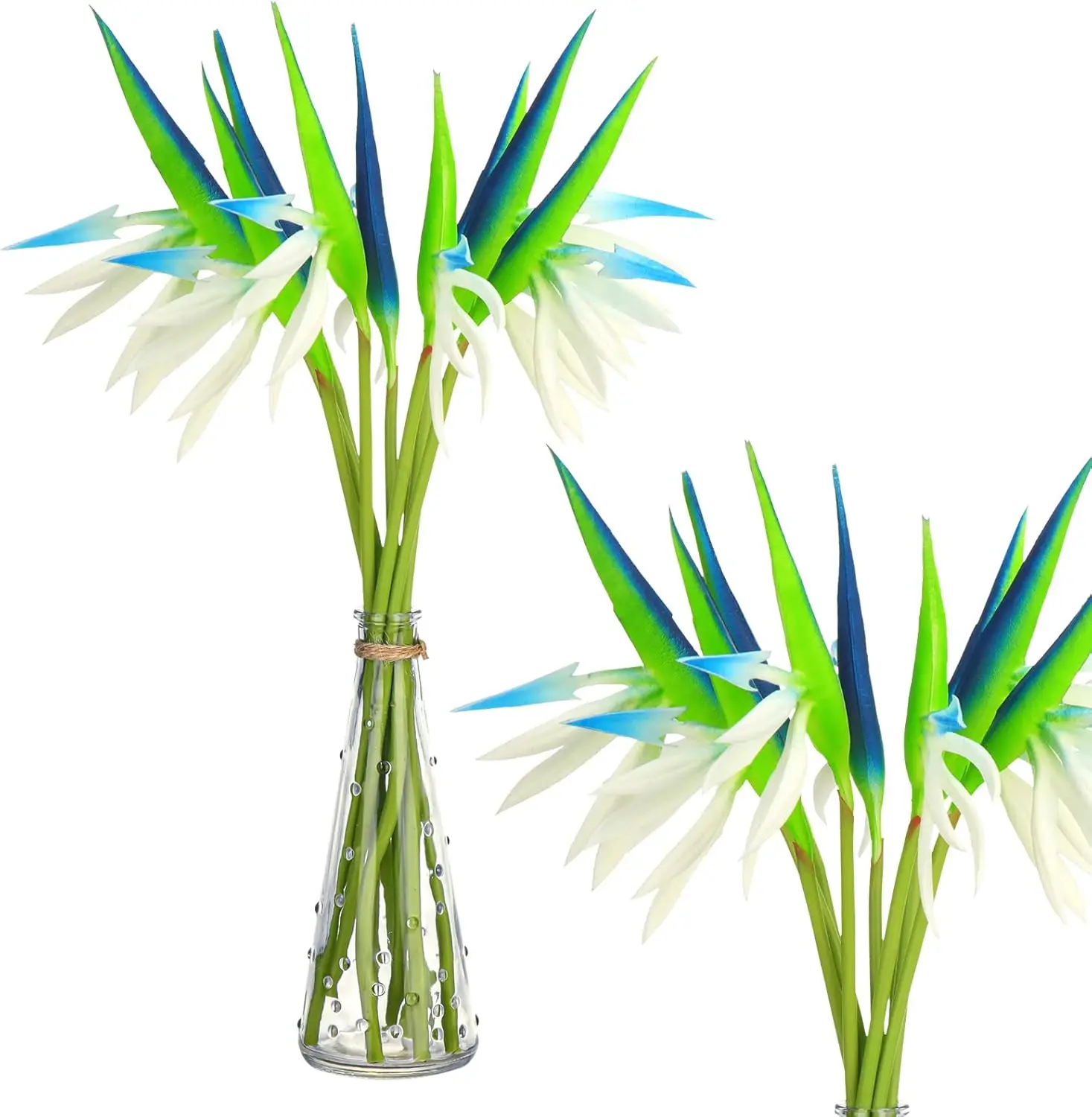 10 Stück künstliche Paradiesvögel, 55,9 cm, hawaiianische tropische Blumen für Zuhause, Garten, Büro, Hochzeitsdekoration – Detail 15