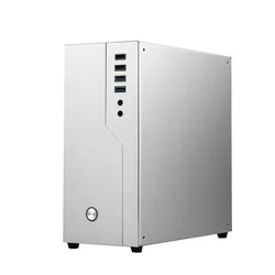 Mini ITX Chassis Soft Router HTPC Office Single Slot PCIE Aluminium Mini-ITX HTPC Soft Router Computer Case Support 6 COM Port