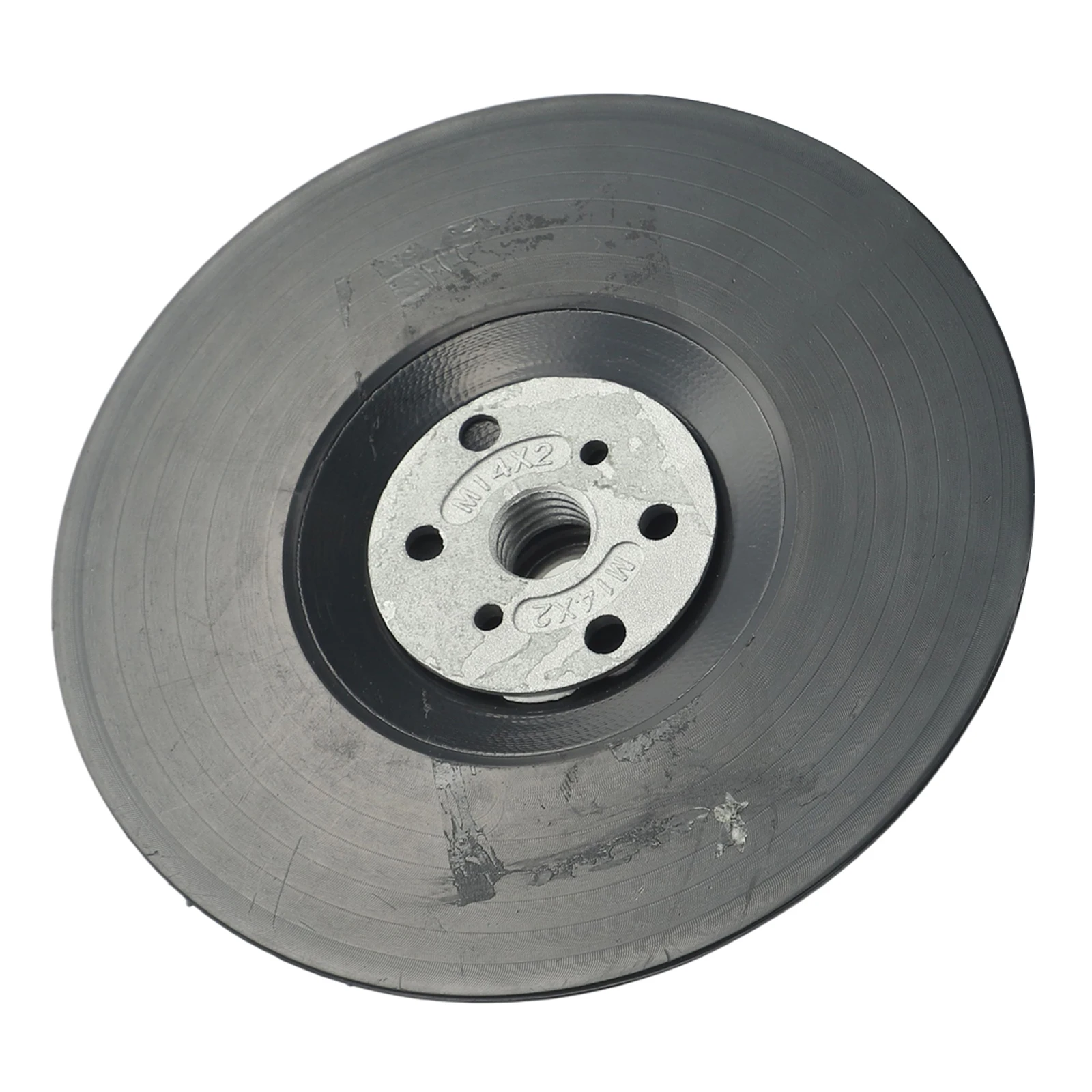 Imagem -04 - Fibre Disc Backing Pad com Porca de Bloqueio para Rebarbadora Plastic Back Pad Discos de Moagem Redondos Thread 125 mm 5ich