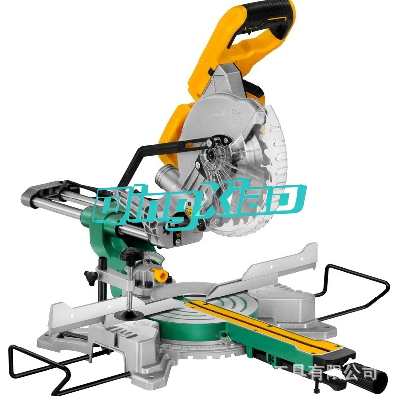 8-inch Double Diagonal Tie Rod Saw Aluminum Cutting Machine Miter Saw Laser Positioning Woodworking Cutting Machine