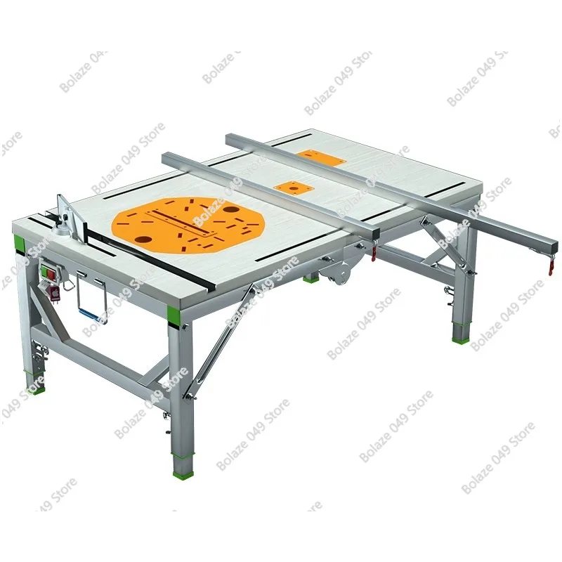 

New Small Folding Portable Woodworking Electric Saw 80*120cm DIY Lifting Work Saw Table