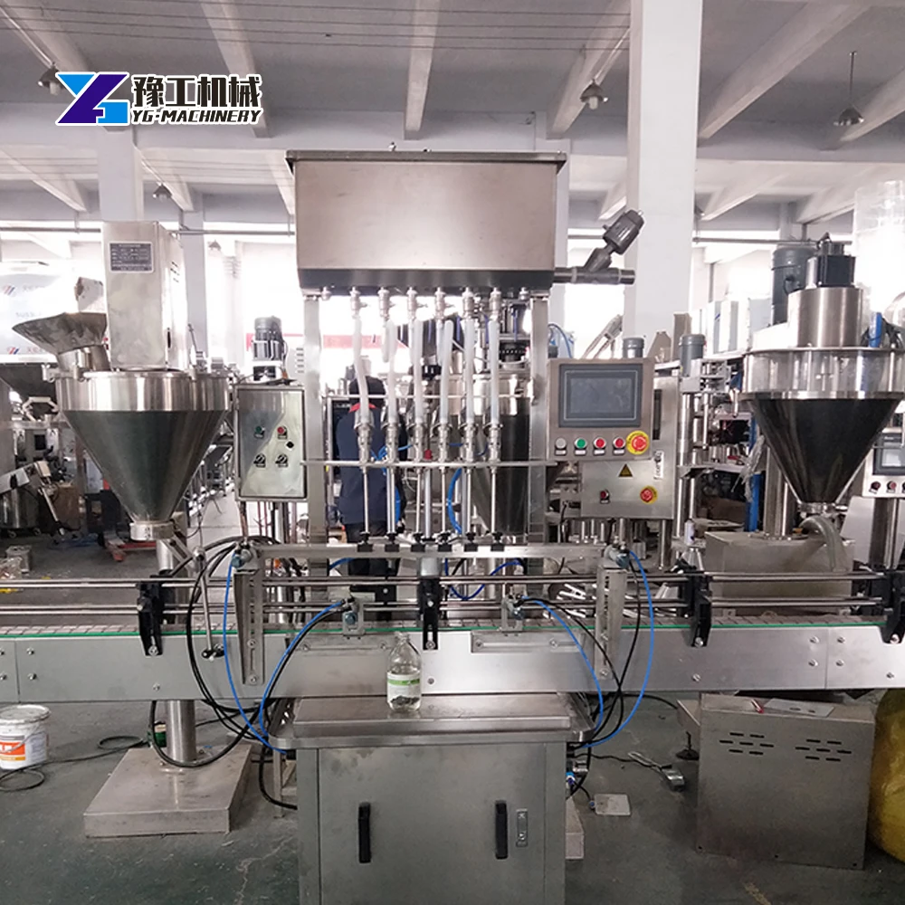 Automatic seamoss gel filling and packaging machine second-hand bottle water filling machines