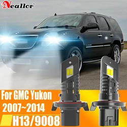 2pcs H13 9008 Led Headlight Canbus No Error Car Bulb High Power White Fog Light Turbo Diode Lamp 12v 55w For GMC Yukon 2007~2014