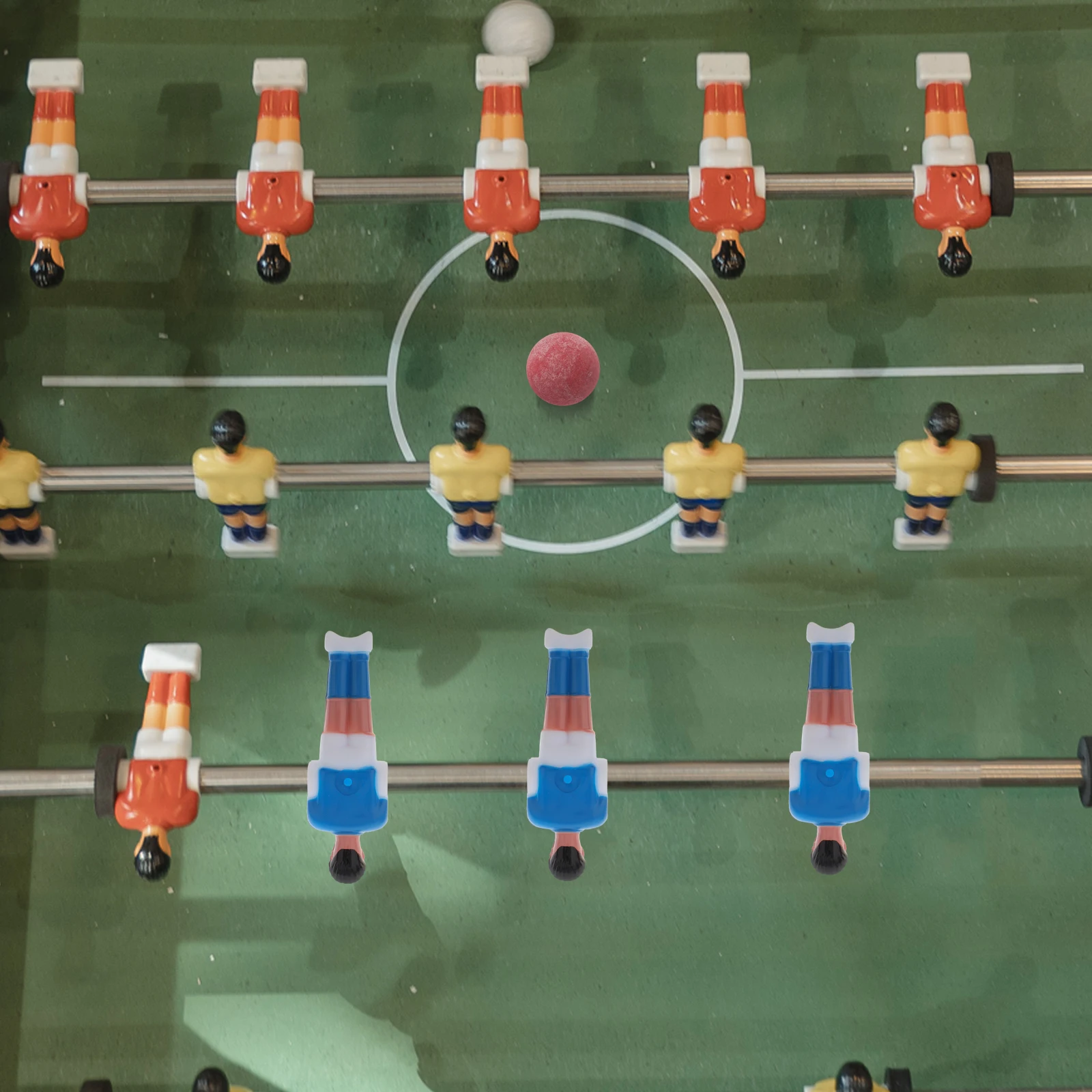 

10Pcs Mini Foosball Players Set Compact Table Soccer Repair Kit Enhances Hand Eye Coordination Ideal for Relaxation Anytime