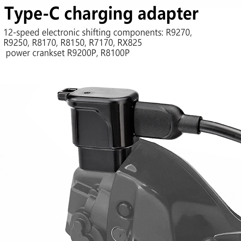شاحن USB-C محول شحن الدراجة المحمول المدمج لشيمانو 12 سرعة Di2 الإلكترونية Derailleur R9200 R8100 R7150