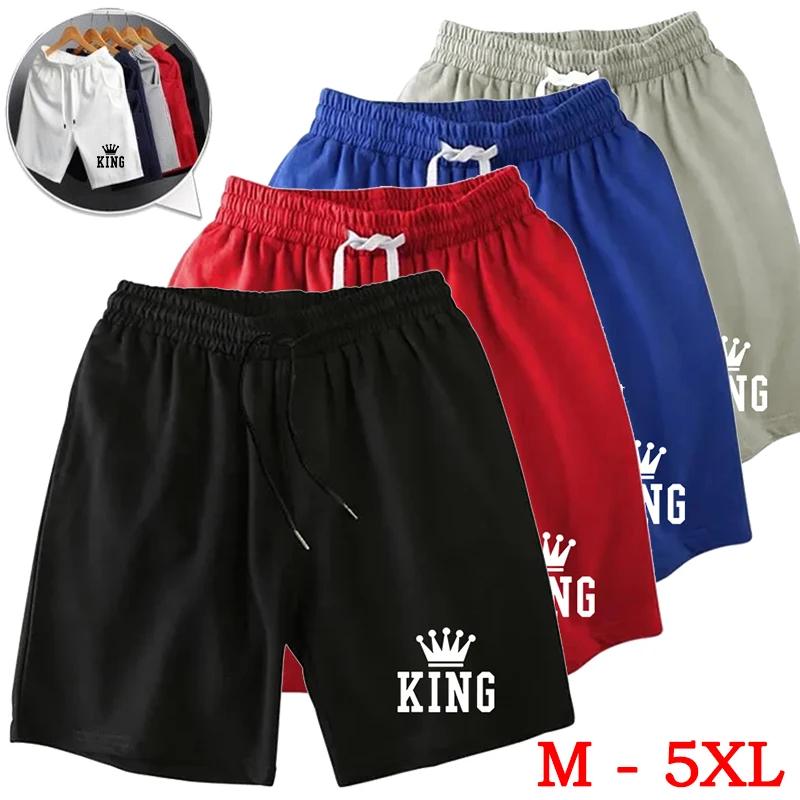 

New Summer Mens Casual Shorts Pants Loose Cotton Movement Dry Quickly Fitness Shorts M-5XL