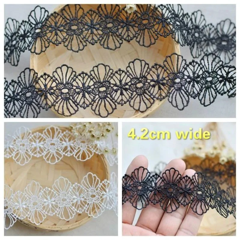 2025 Water-soluble Embroidery Soft Lace Bar Code DIY Clothes Skirt Jacket Headdress Hat Underwear Panties Bra Sexy Decoration