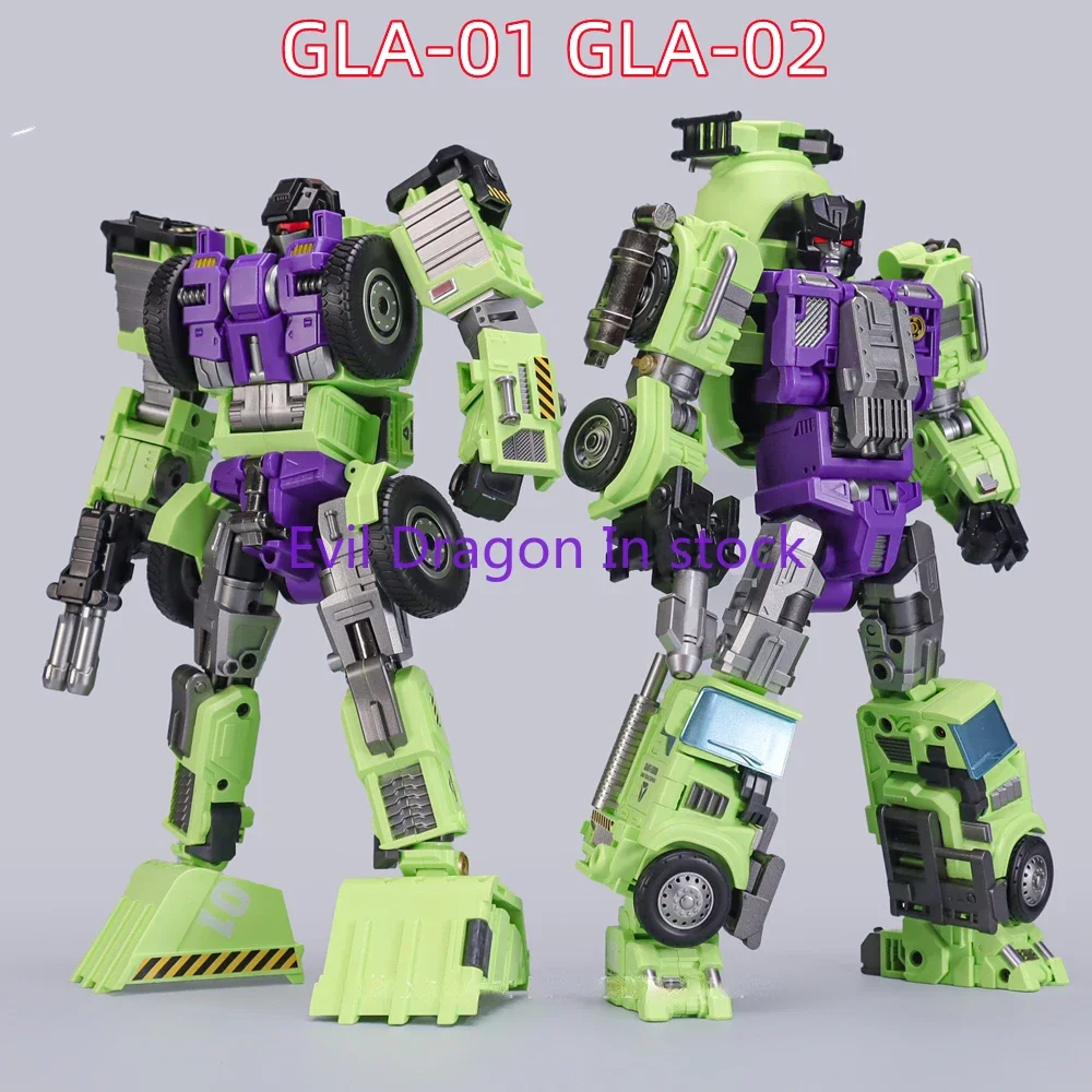 [EN STOCK] transformación Mecha invasión LEGION gigante Devastator GLA-01 Scrapper GLA-02 Mixmaster figura de acción Robot