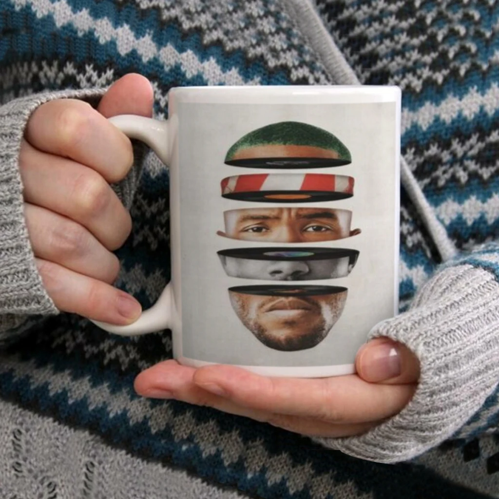 Singer F-Frank O-Oceans Coffee Mug 11oz Fun Ceramic Coffee Tea Cocoa Cup Handle Tea Drink Cup