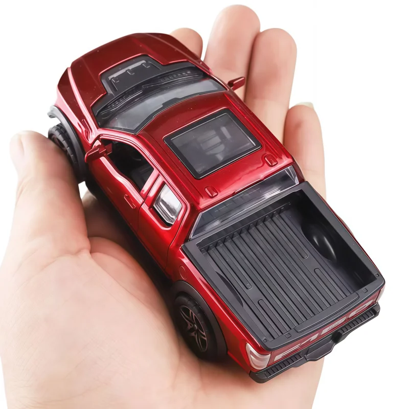 1:36 Alloy Pickup Truck Simulation Car Model, Can Open Door Simulation Off-Road Car Toy, Multi-Color Optional, Collectible Car
