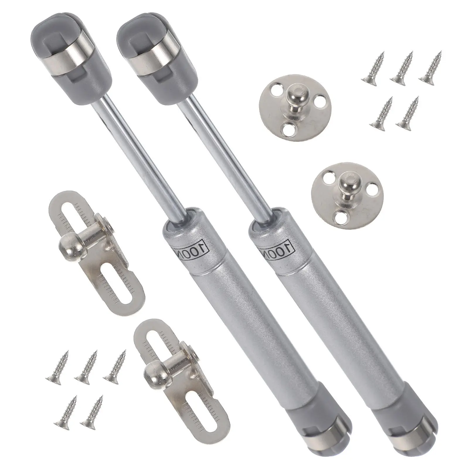 

1Set Stainless Steel Hydraulic Support Cabinet Hinges Smooth Close Door Hinge Gas Spring Lid Support for Cabinet Door Lift