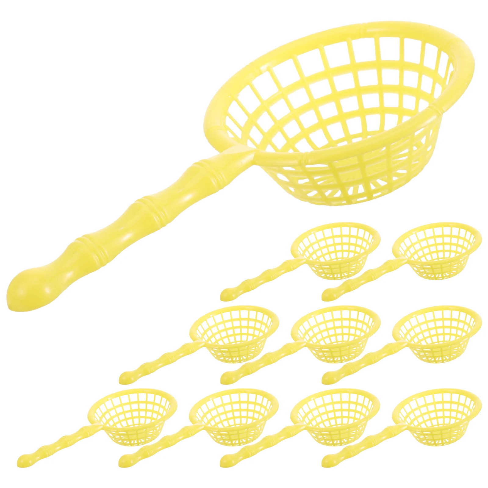 10 Pcs Fishing Toy Bathtub Net Girl Teens Plaything Beach Nets Playthings Hard Tools Child