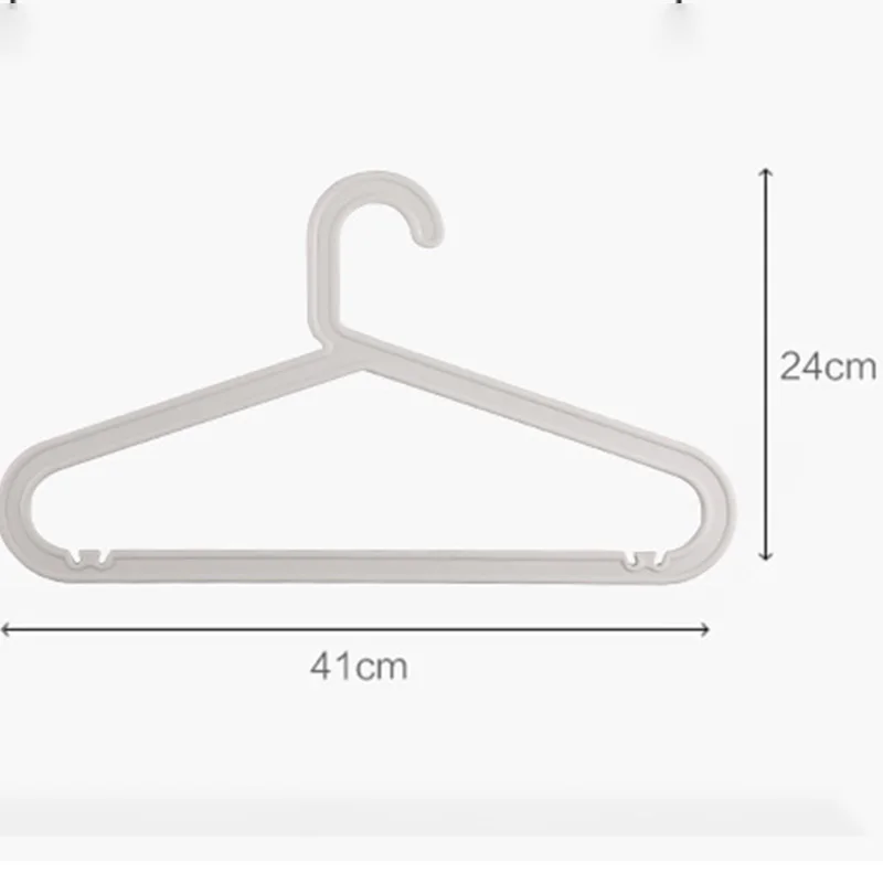 5/10 PCS Adult Clothes Hanger Racks Adjustable Plastic Display Hangers Hook Windproof Non-slip Coats Hanger Clothing Organizer