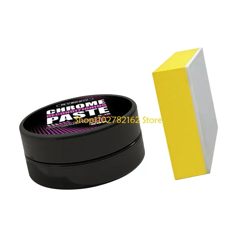 547B Metal Polish Paste 50g Small Jar for Plated Finish Care, Reconditioning Compound for Garage and Home Use Tasks