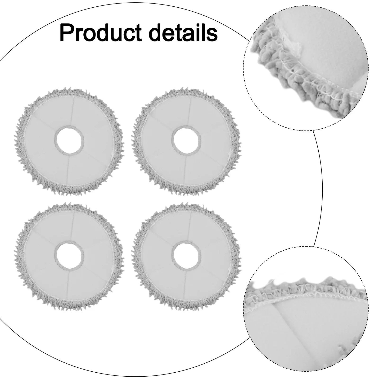 Mop Cloth Refills Designed Specifically for the For Conga Model Series Available in Packs of Four or Ten Count