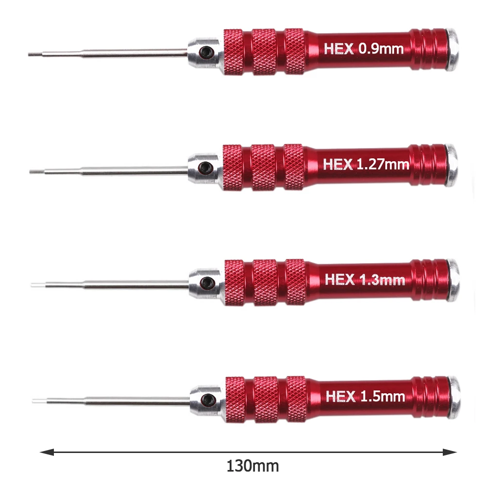 0.9mm 1.27mm 1.3mm 1.5mm śrubokręt śruba sześciokątna zestaw sześciokątnych narzędzi do wyścigów FPV Drone Heli samoloty samochodowe część do zdalnego sterowania łodzi