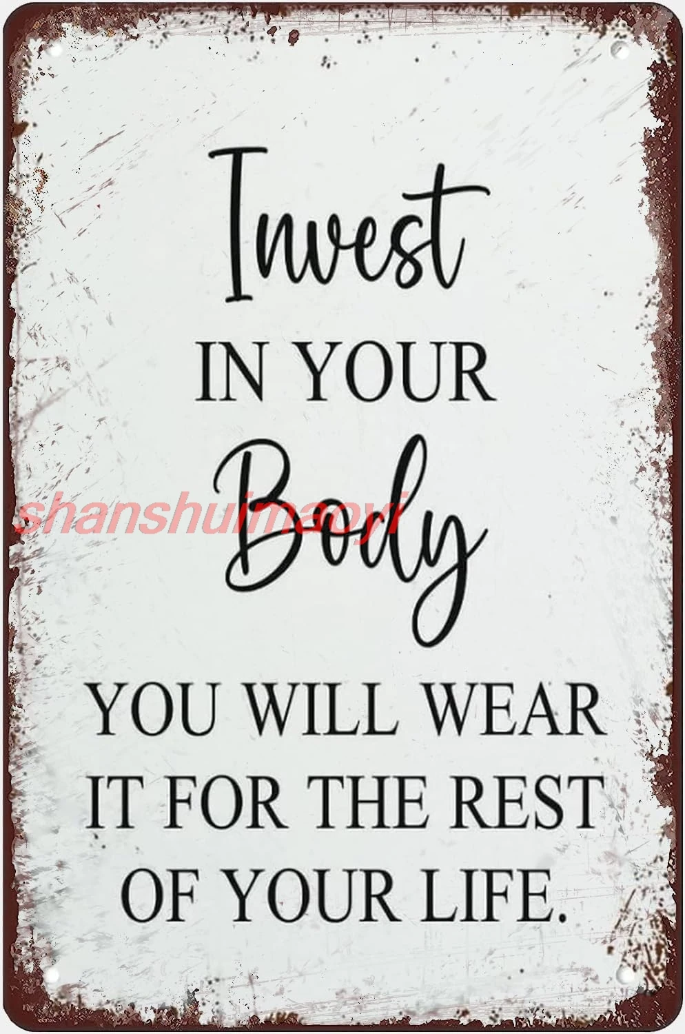shan Metal Signs Occupational Therapist Massage Therapy Body Contouring Body Sculpting Wall Art Decor Tin Sign Retro Post 1pc