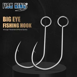 NGB 20pcs fishing Crank Hook Barbed Fishhook Fishing Tackle Big Eye Sharp High Carbon Steel Single hooks Carp Accessories