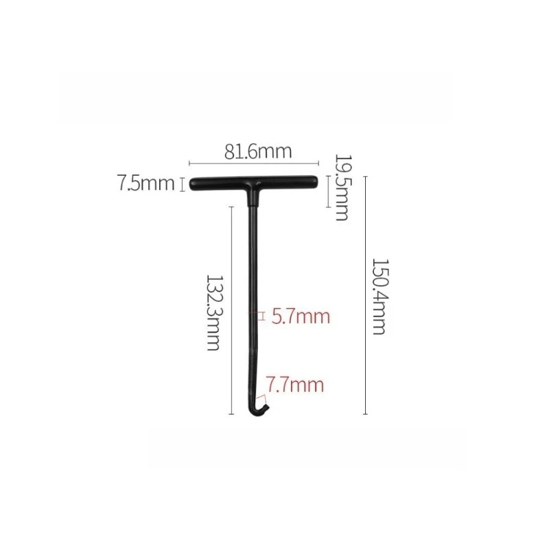 For Motorcycle Exhaust Spring Hook T Shaped Handle Exhaust Pipe Spring Puller Installer Hooks Repair Tool Springs Removal