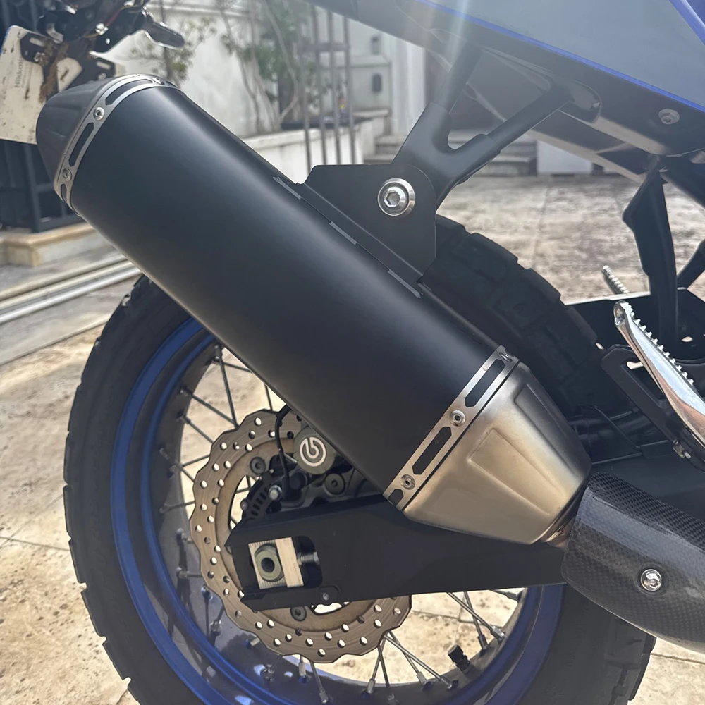 

Slip on For Tenere700 T700 Motorcycle Exhaust Modified Tail Pipe with Carbon Cover Muffler Connect Original for T700 Tenere700