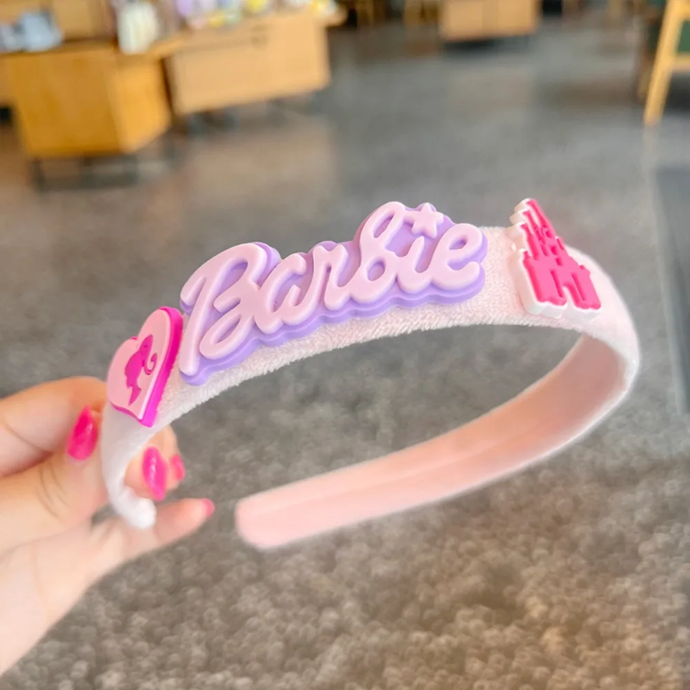 AnimePeripheral Cartoon Barbie Kawaii Cute Pink Hair Band Girl Hair Accessories Accessory Party Decoration Friend Festivals Gift