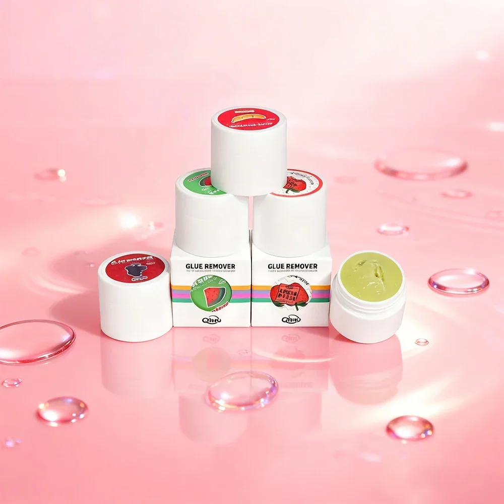 New 10g Fruit Flavour Eyelash Glue Remover Zero Stimulation Quick Removing Eyelash Extensions Tools Fragrancy Smell Cream Makeup