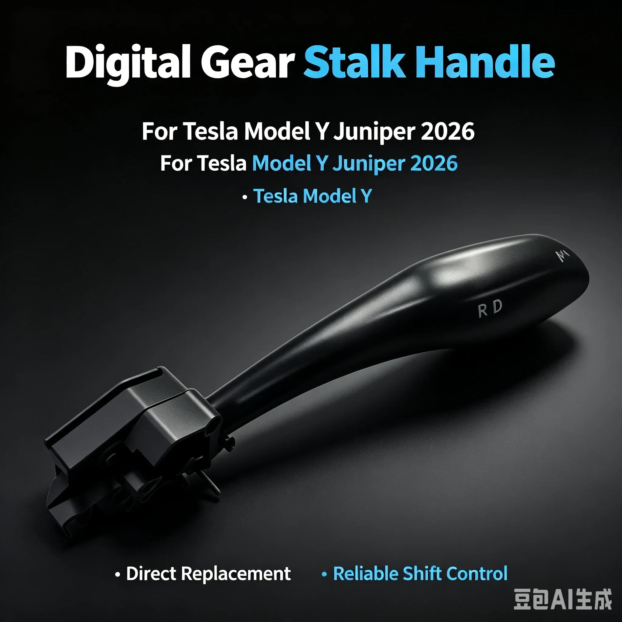 Physical Gear Lever For Tesla 2026 Model Y Gear Selector D R P Switch Autopilot AP Indicator Knob 3 Interior Accessories