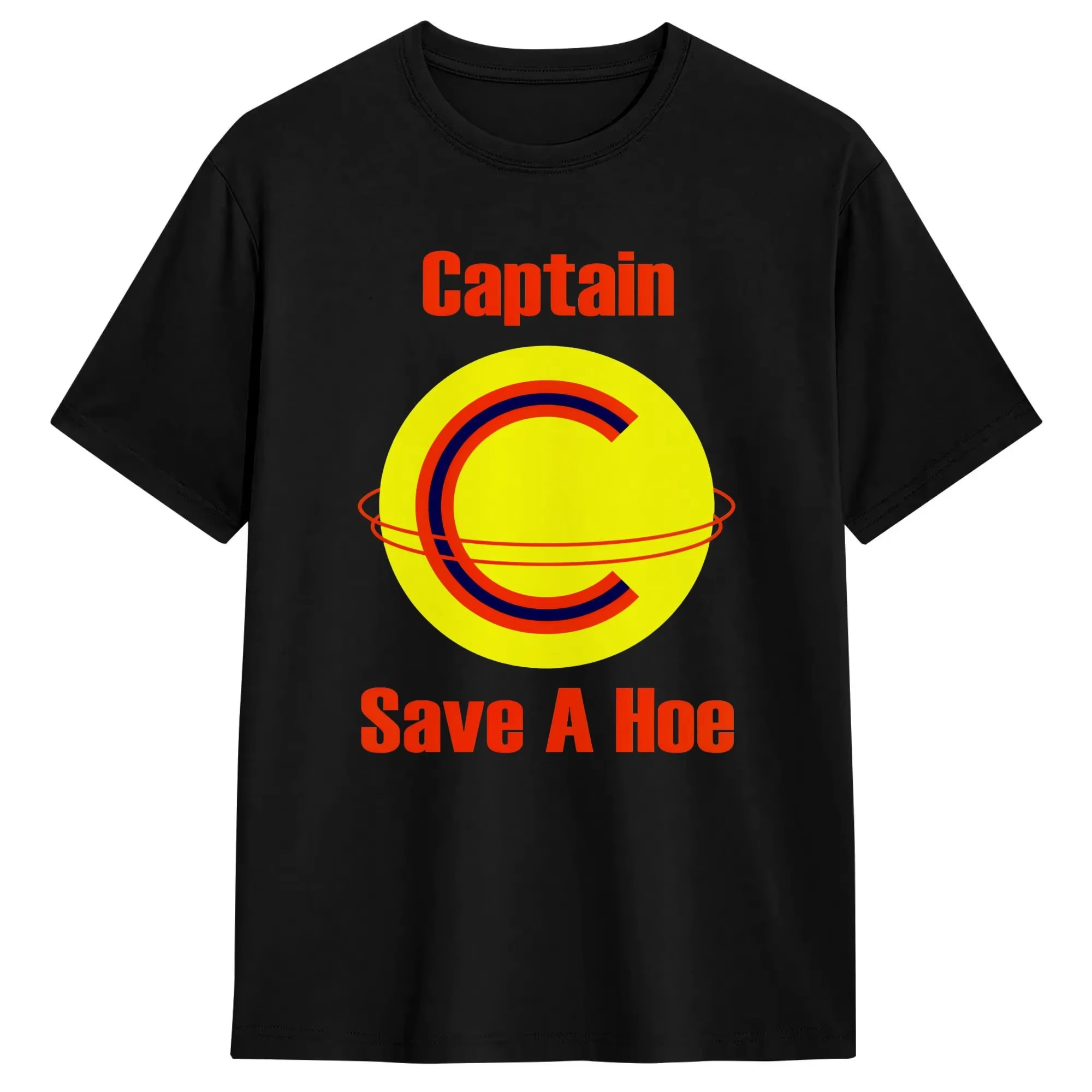 Captain Save A Hoe Costume Halloween Harajuku T-Shirt Beach Cotton O-Neck Y2K Oversize Top Tees Short Sleeve Street Style Tops