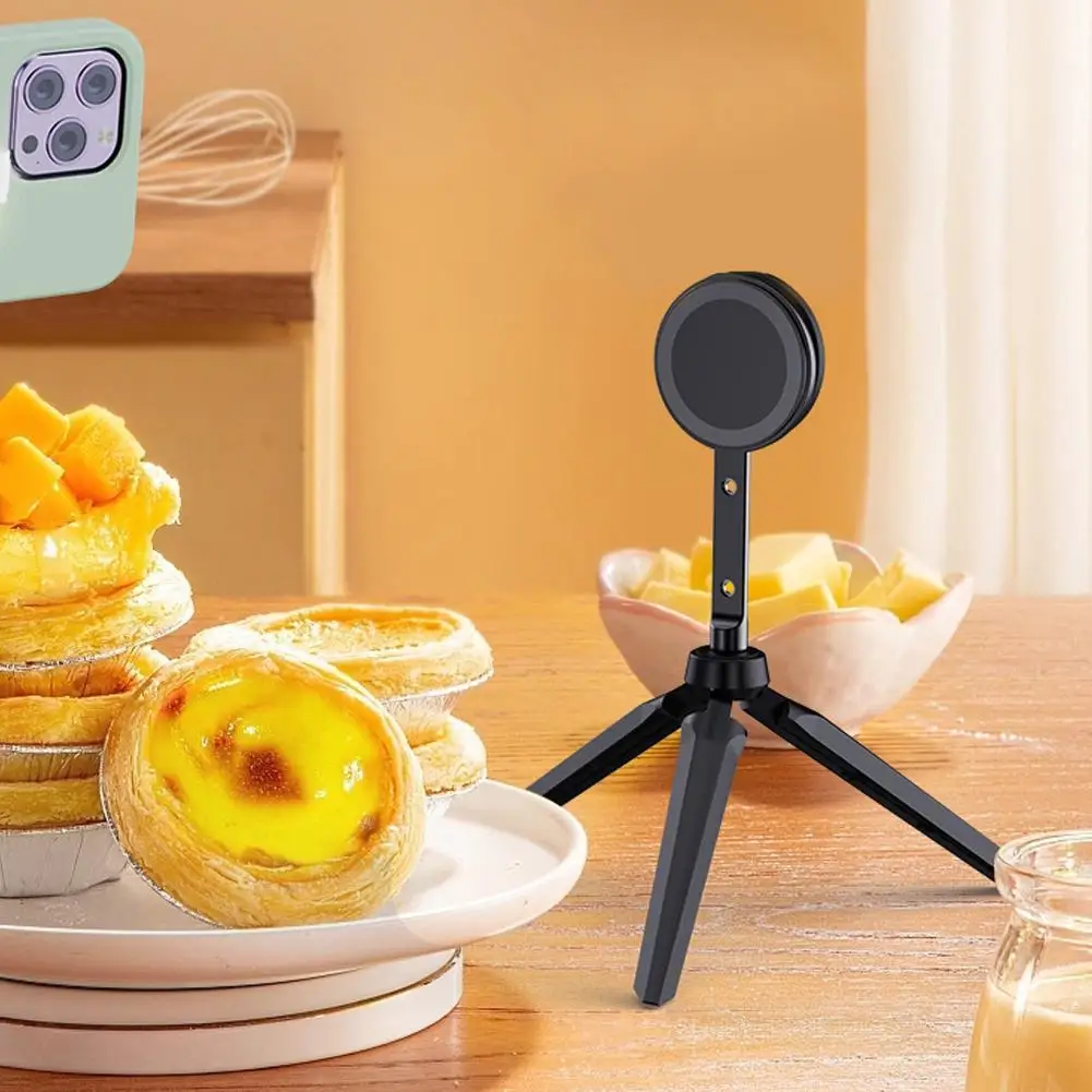 Fotografia telefonu uchwyt magnetyczny stabilizator statywu do 1/4 interfejs telefonu zdjęcie uchwyt Anti-shake Selfie dla Macsafe iph P8F1