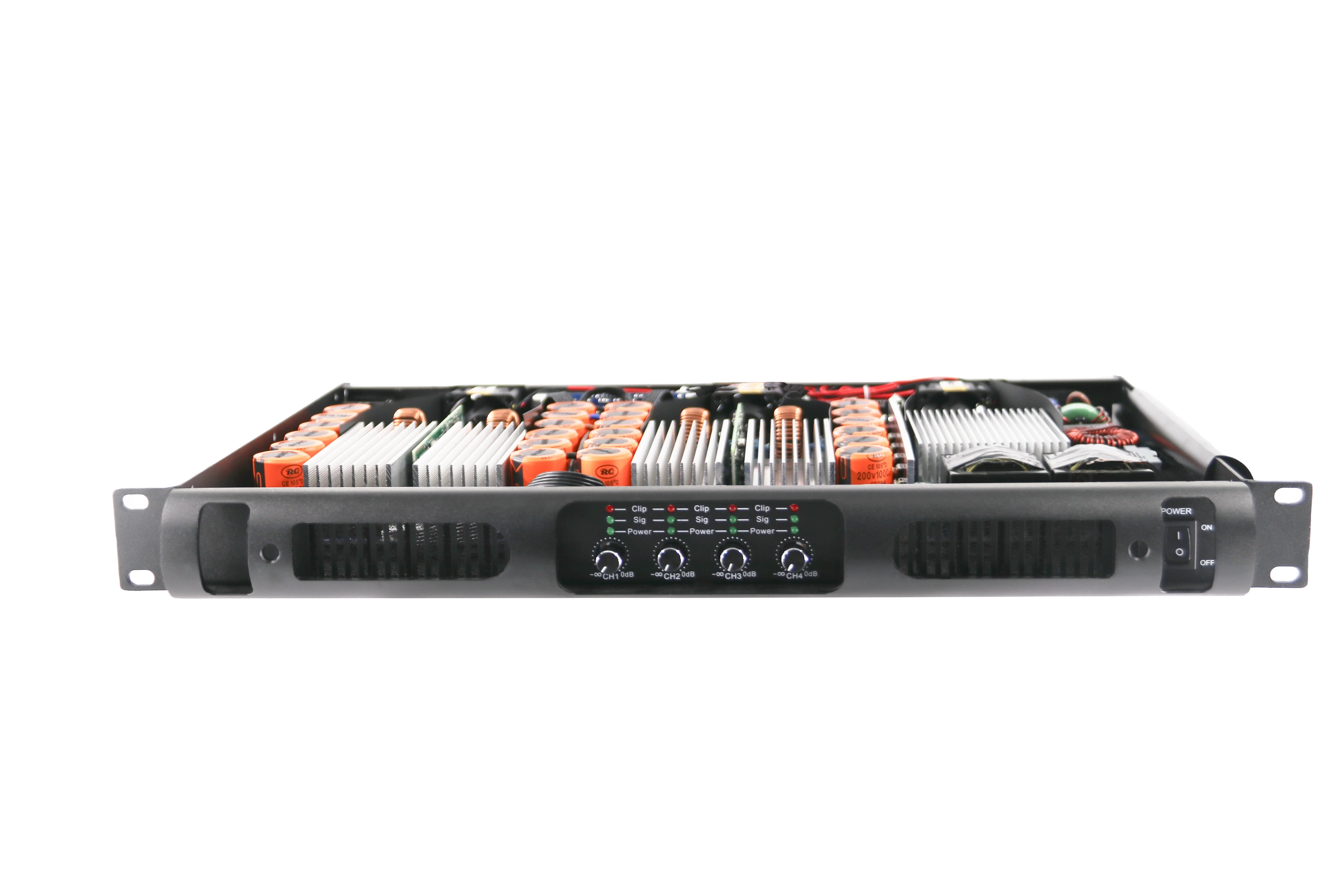 Lihui 4000w Digital 4 Channel Amplificadores Profesional Clase D Power Amplifier 1U Digital Power Amplifier