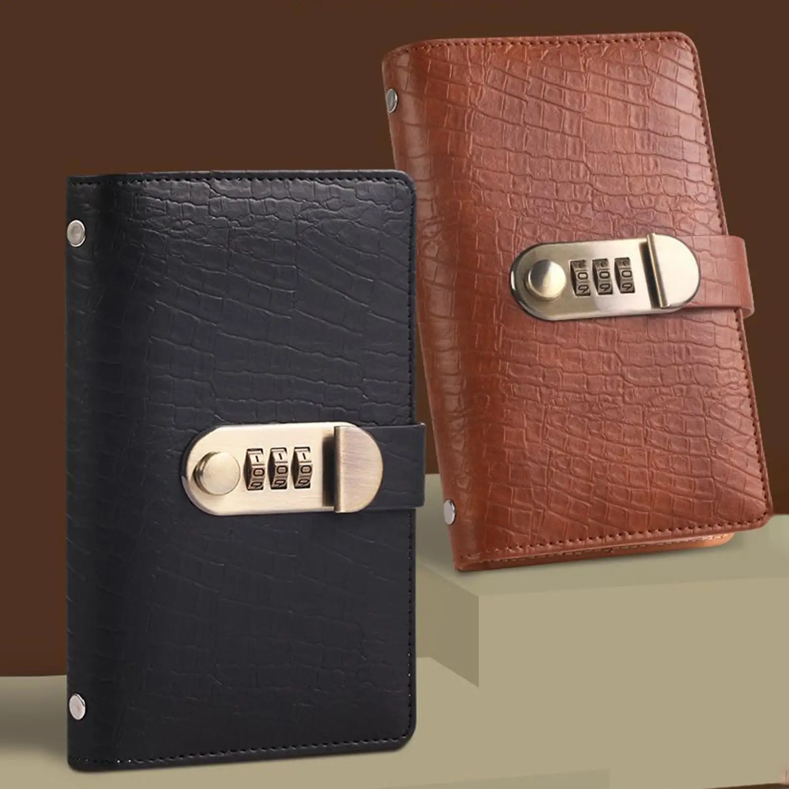 Money Book for Cash Saving Vintage Privacy Protection Wallet Money Saving Challenge Book With Lock Vintage for Couples Women Men