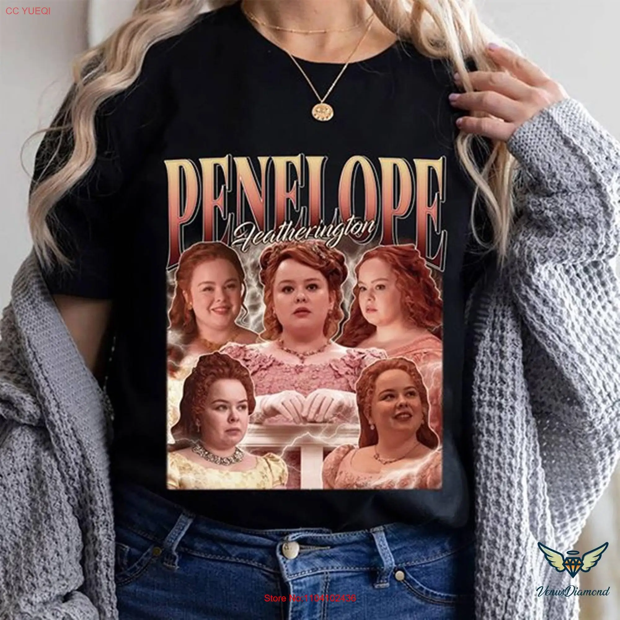 Penelope Featherington T Shirt Movie Bootleg SweaT Homage Retro  long or short sleeves