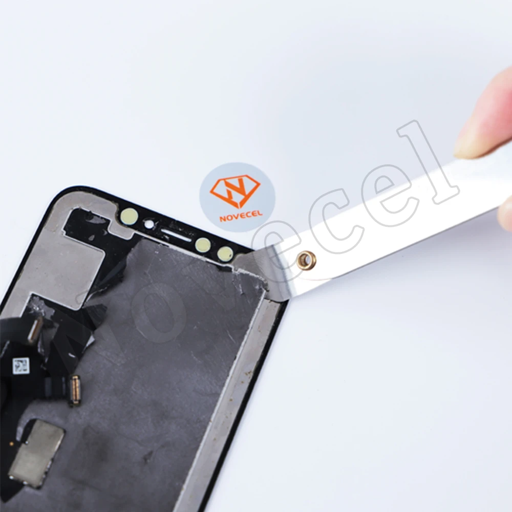Novecel 10pcs Curved Screen Separation Frame Removal Phone Ultra Thin Reusable Stainless Steel Opening Metal Pry Repair Tools