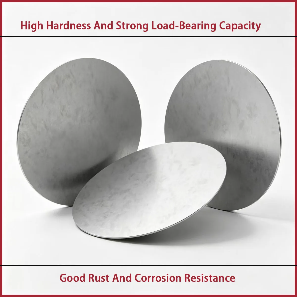 0.5-3m Thick Circular Galvanized Steel Plate Is Used for Mechanical Gaskets, Equipment Bases, Industrial Counterweights, Etc
