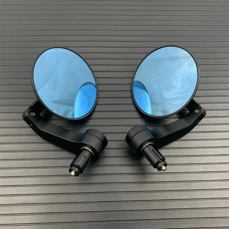 Universele Motorcycle Bar End Spiegels Cafe Racer Motorfiets Achteruitkijkspiegel voor Yamaha SXR700 SXR900 Ducati Scrambler BMW Rninet
