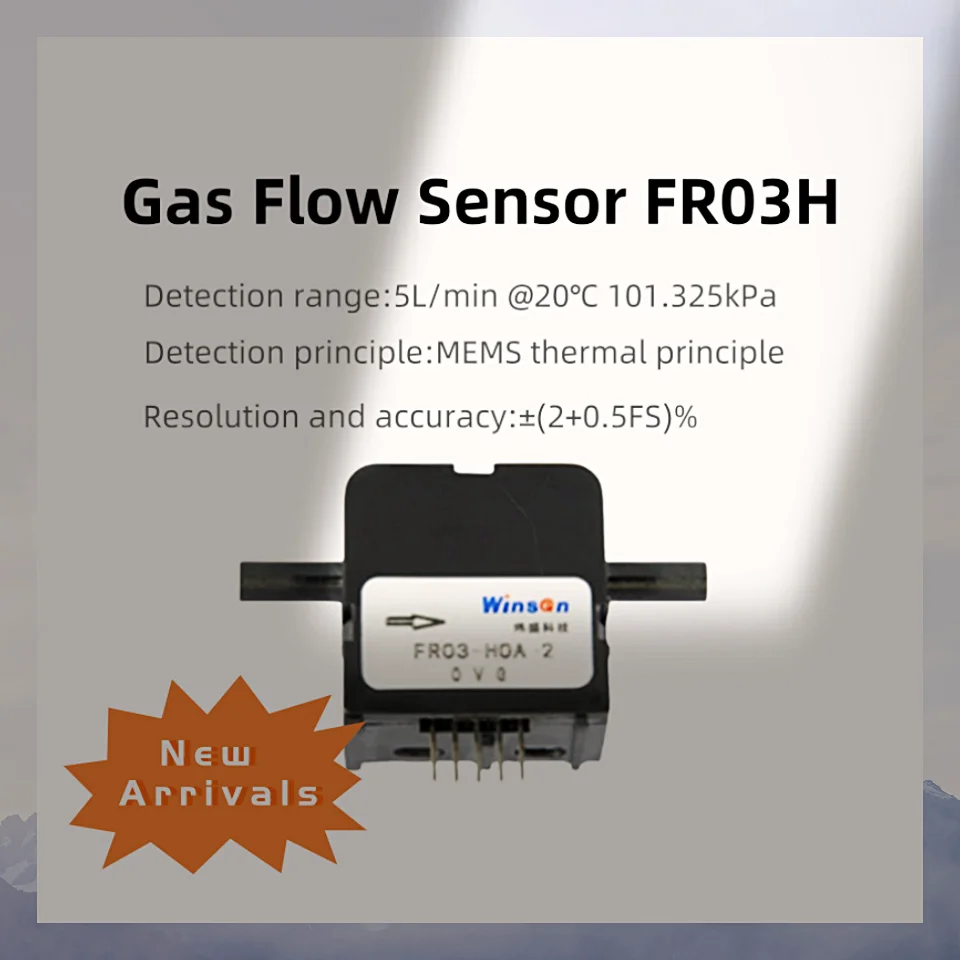 

1pcs FRO3H Gas Flow Sensor Digital IIC or linear analog voltage output