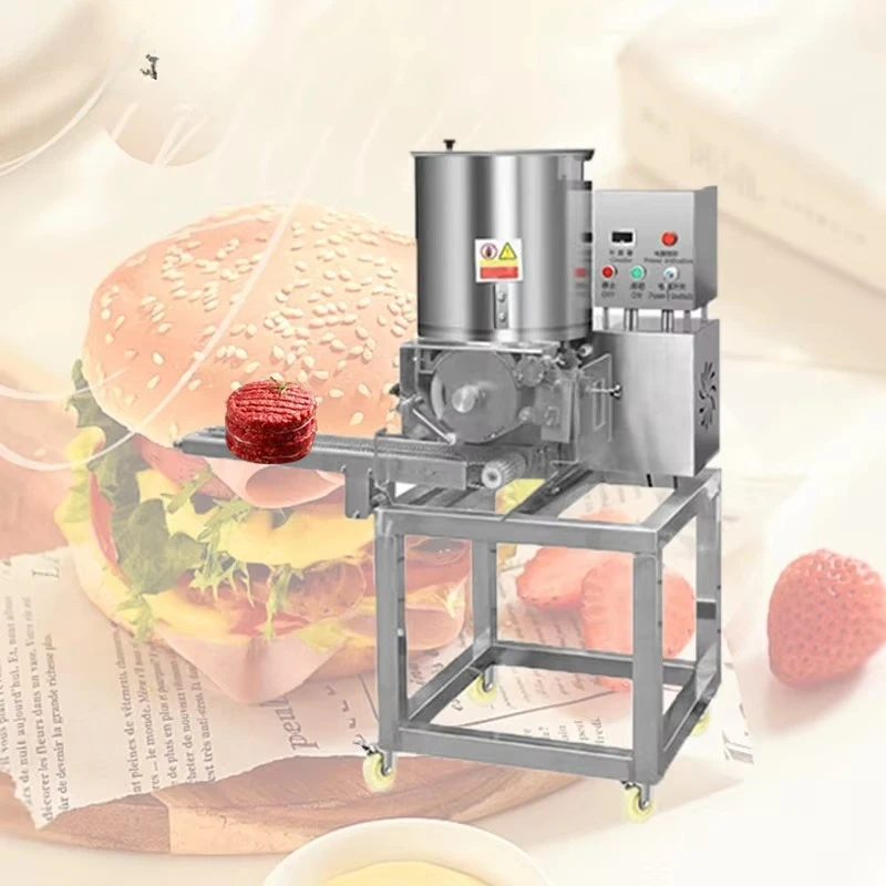 Automatic chicken nuggets for burger applications, shrimp patty maker, core motor components