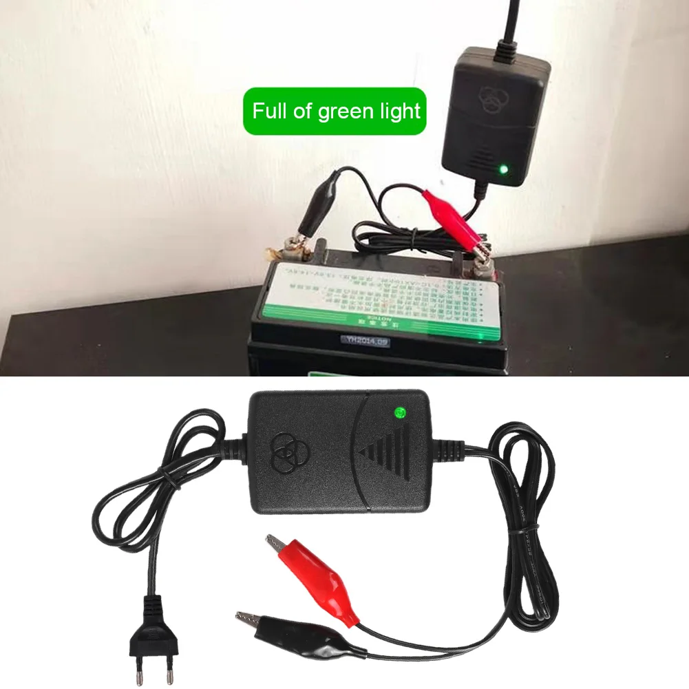 

Умный аккумулятор 12 В, зарядное устройство для свинцово-кислотных аккумуляторов 1500 мА, защита от перегрузки, портативное зарядное устройство для свинцово-кислотных аккумуляторов