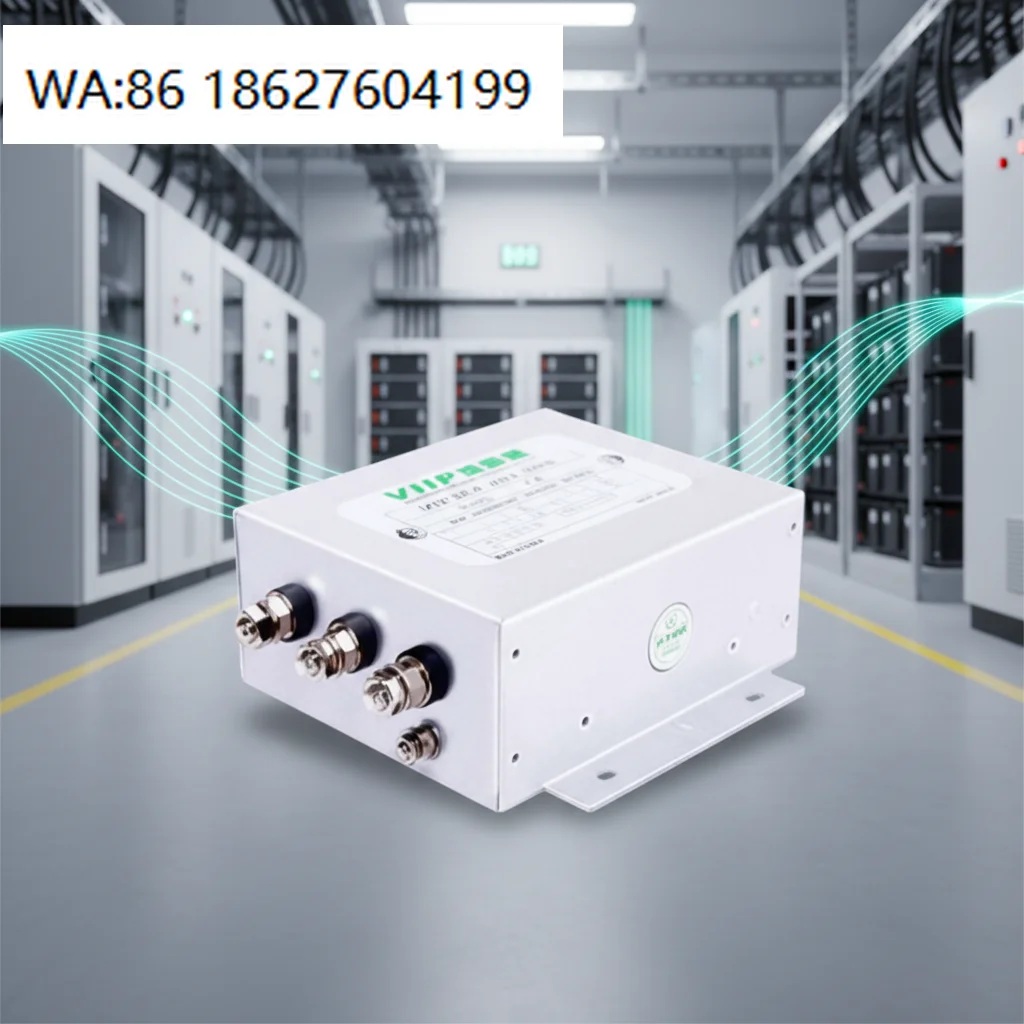 Noise Suppressor for North America Industrial Power VIP3 10A 480V Three Phase RFI Filter Industrial Grade AC Power Line