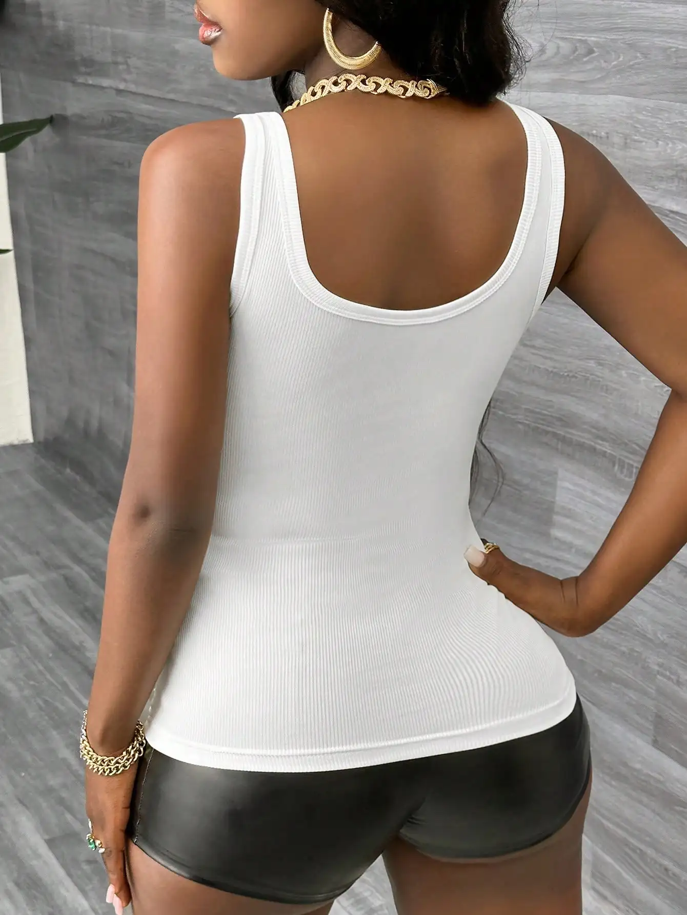 

Европейский и американский весенний, летний и осенний однотонный бестселлер жилета с v-образным вырезом, комплект из 3 предметов