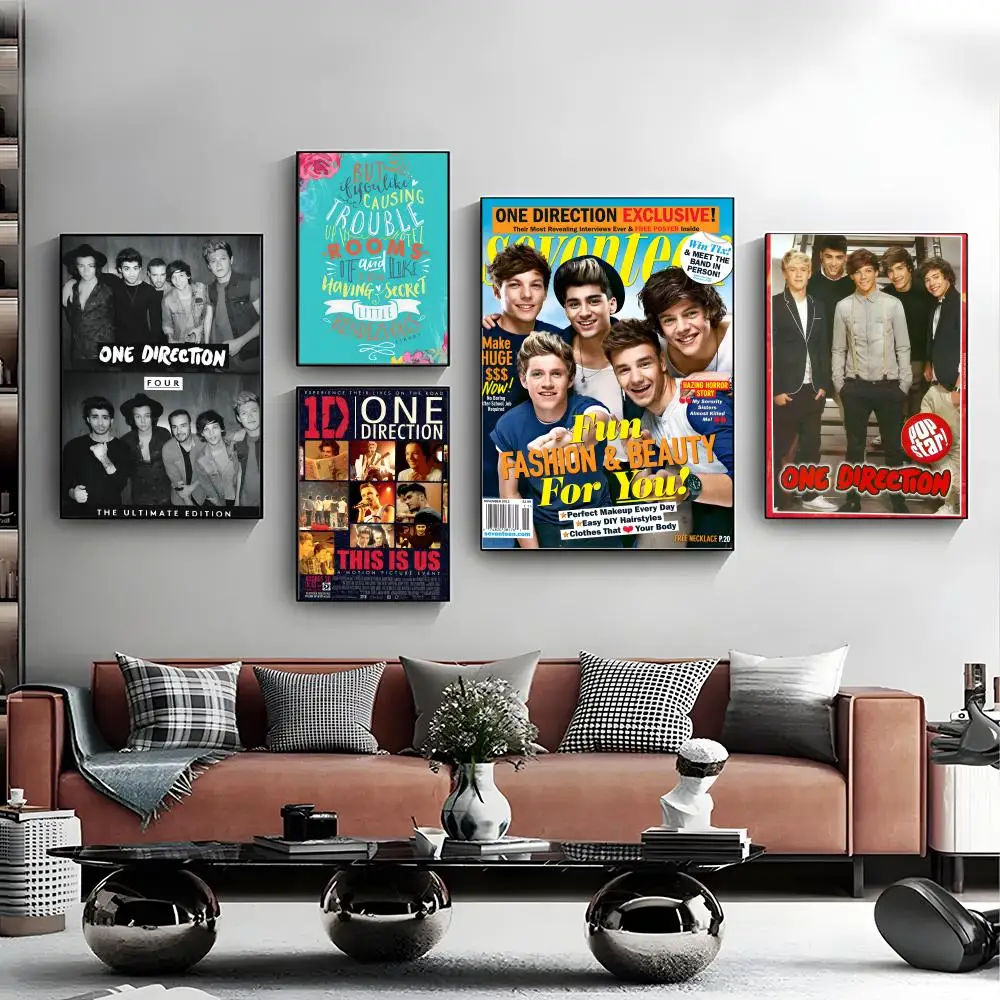 Pop Sensation Boyband One Direction Poster Canvas Wall Art P