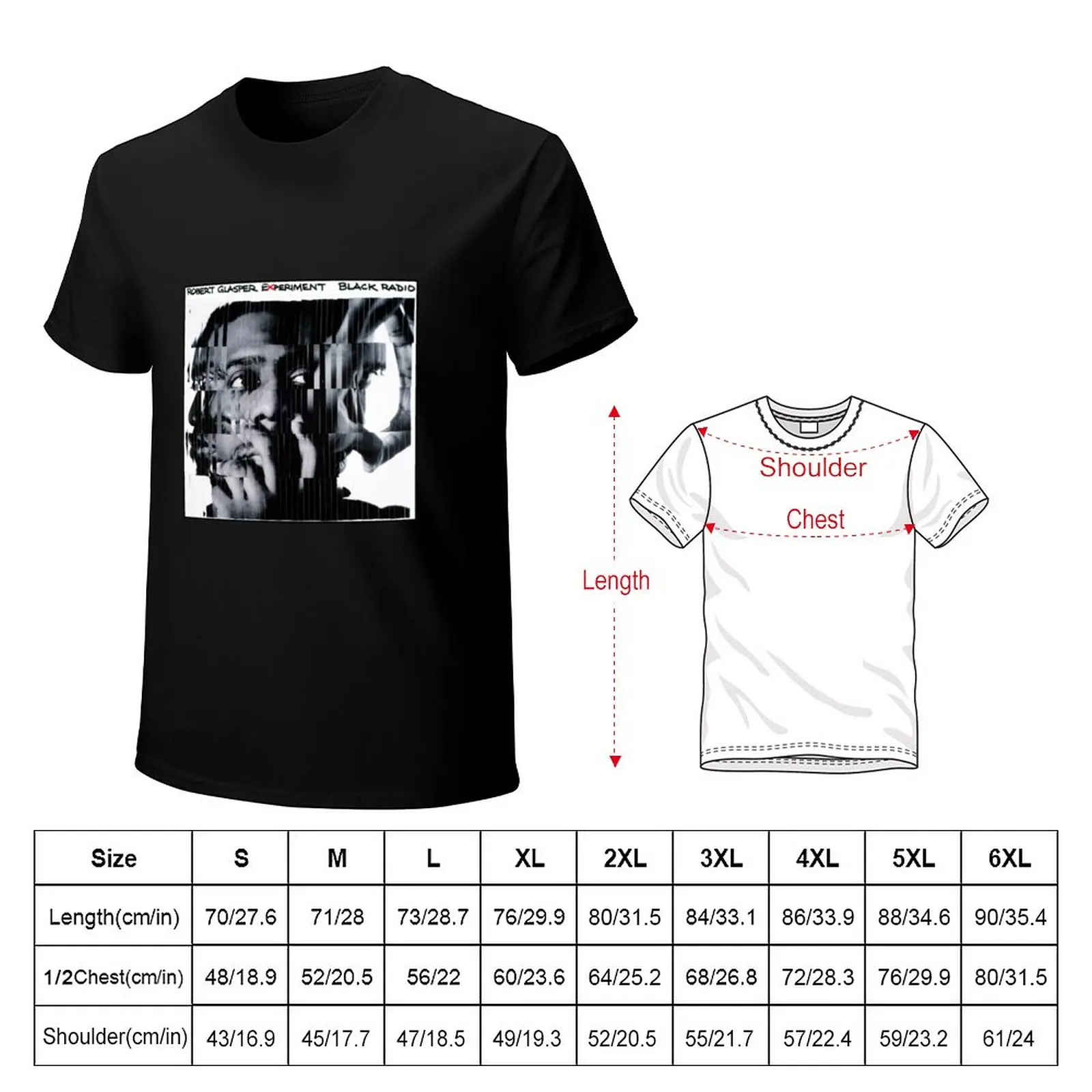 Robert Glasper ExperimentBlack Radio T-Shirt tees sublime oversizeds blacks men clothing