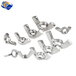 DIN315 Butterfly Wing Nuts M3 M4 M5 M6 M8 M10 Stainless Steel Wing Nuts Zinc Plated Hand Tighten Nut Zinc Plated Fasteners Parts