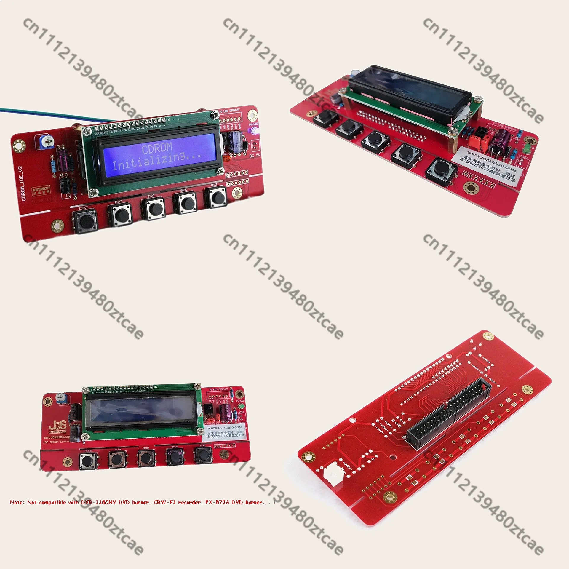 CD/DVDROM Optical Drive Controller DIY Player CD Driver IDE to Disk Finished Product with Remote Control