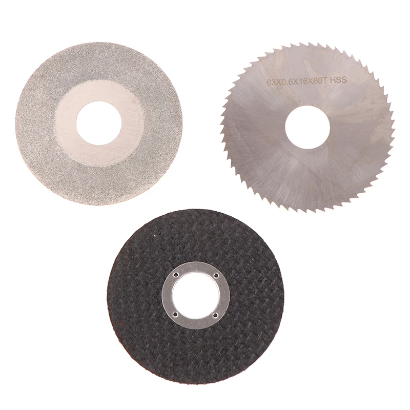 1PC Mini Multifunctional Table Saw Blade 2.5inch Diameter 63mm Emery Resin Saw Blade Electric Saw Blade DIY Power Tools
