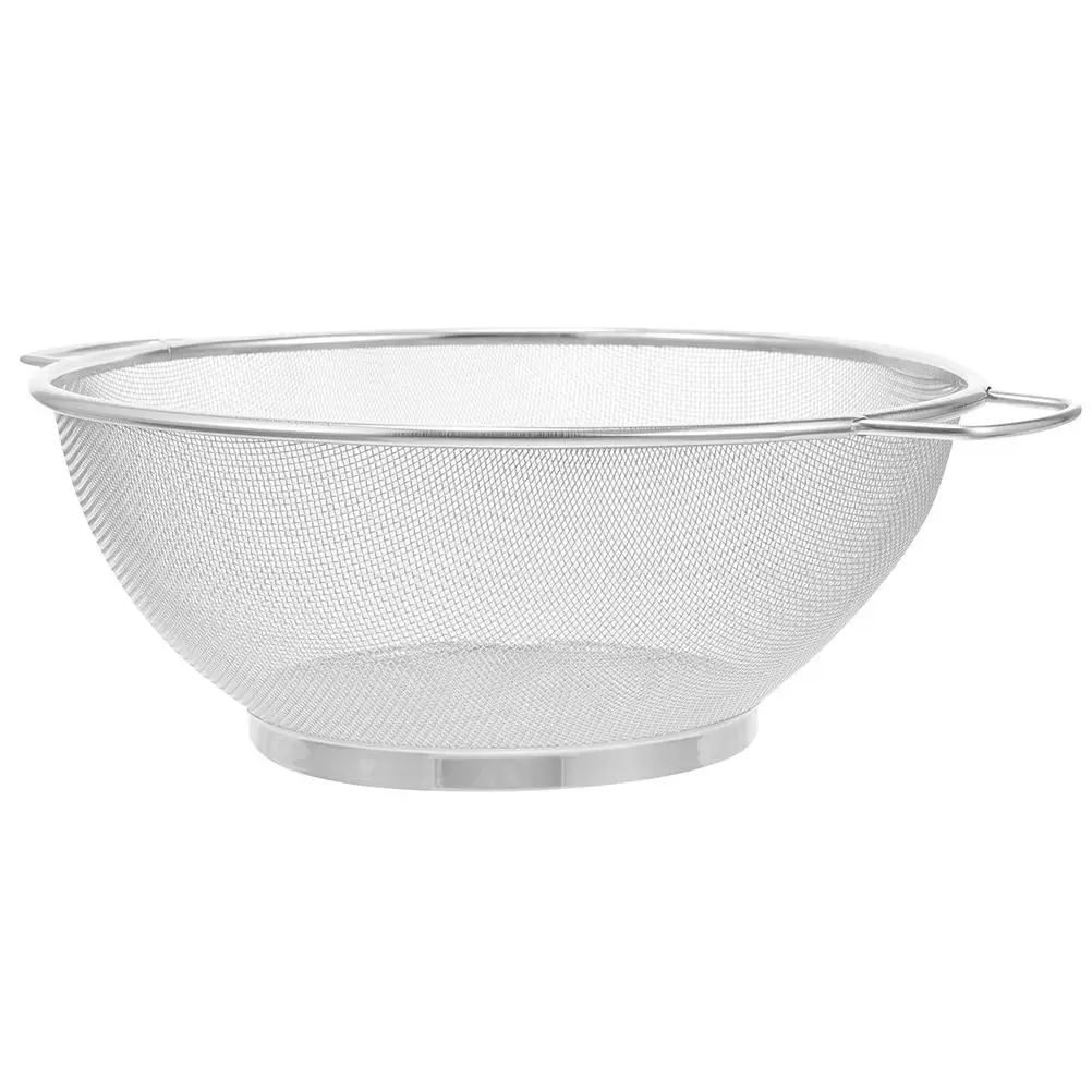 

Frying Oil Filter Sieve Stainless Steel Guard Baskets Vegetable Drainer Fine Mesh Colander Kitchen Strainers Easy Clean