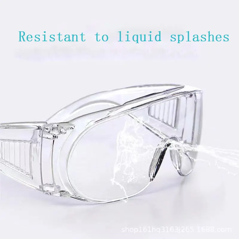 نظارات أمان مضادة للضباب، نظارات مضادة للغبار، مضادة للخدش، مضادة للرذاذ، حماية العين الكيميائية، حماية الممرضات المختبرية #2