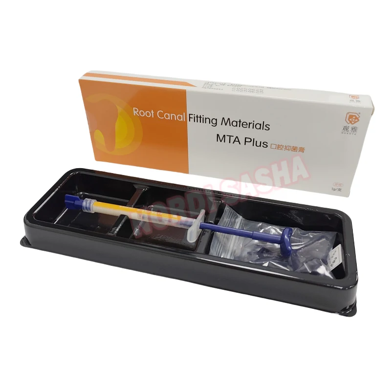 วัสดุอุดรากฟัน GUANY Dental MTA Plus ขนาด 1 กรัม/หลอดฉีดยา สำหรับอุดรากฟัน ยาฆ่าเชื้อในช่องปาก ซ่อมแซมช่องปาก