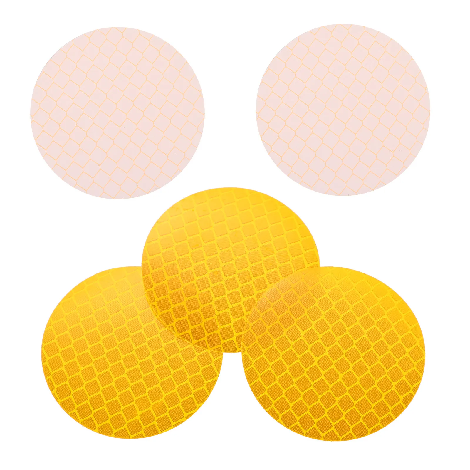 

30pcs Reflective Safety Marking Tape Anti-Collision Car Sticker Waterproof Durable Round Decal For Car Bumper Auto